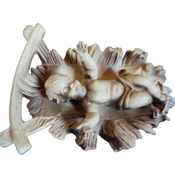 Vintage Fontanini ? Nativity Set 3 Pc Jesus Mary Joseph Christmas 3.5 inches - Picture 3 of 5